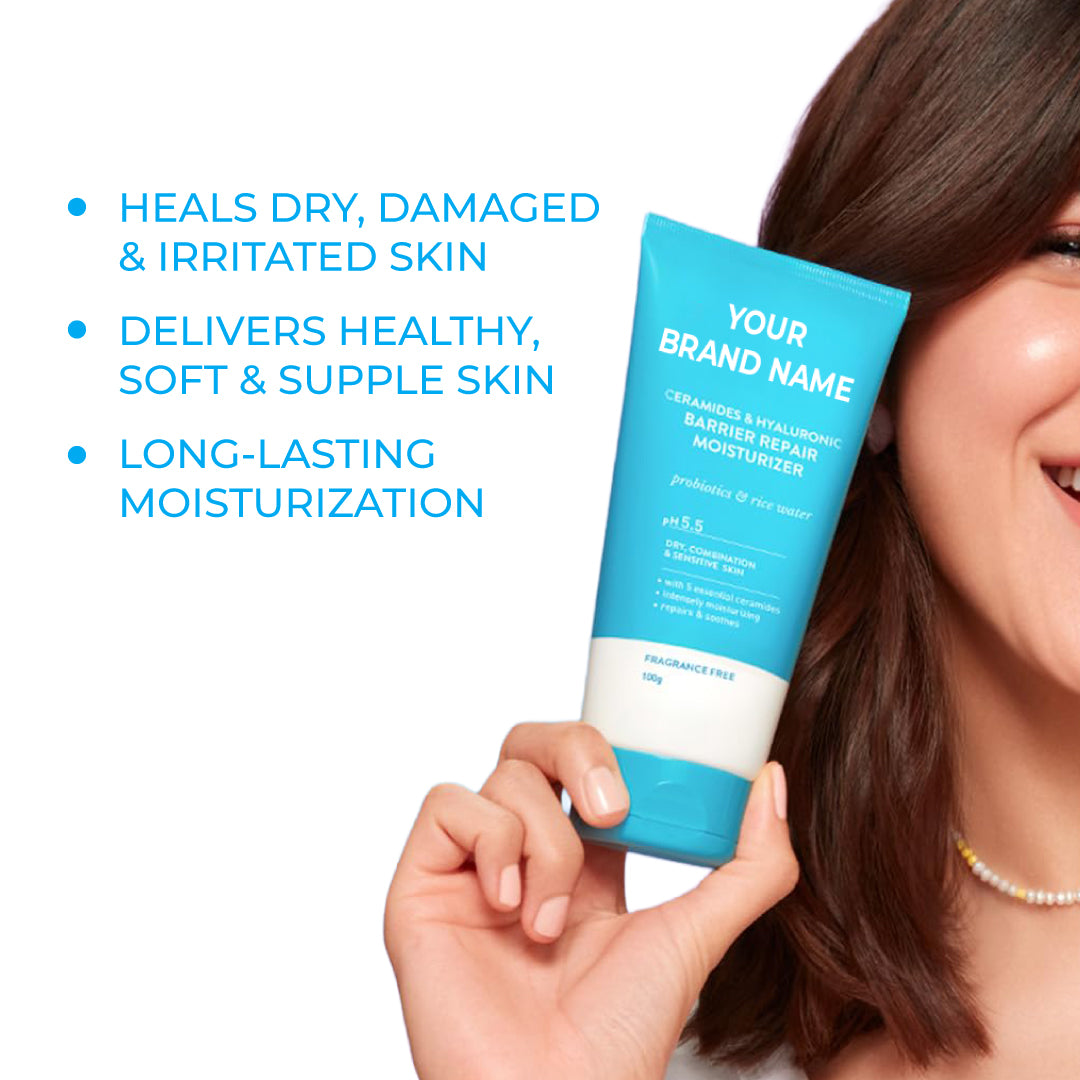 BARRIER REPAIR MOSITURIZER (HYALURONIC + CERAMIDES) FACE MOISTURIZER
