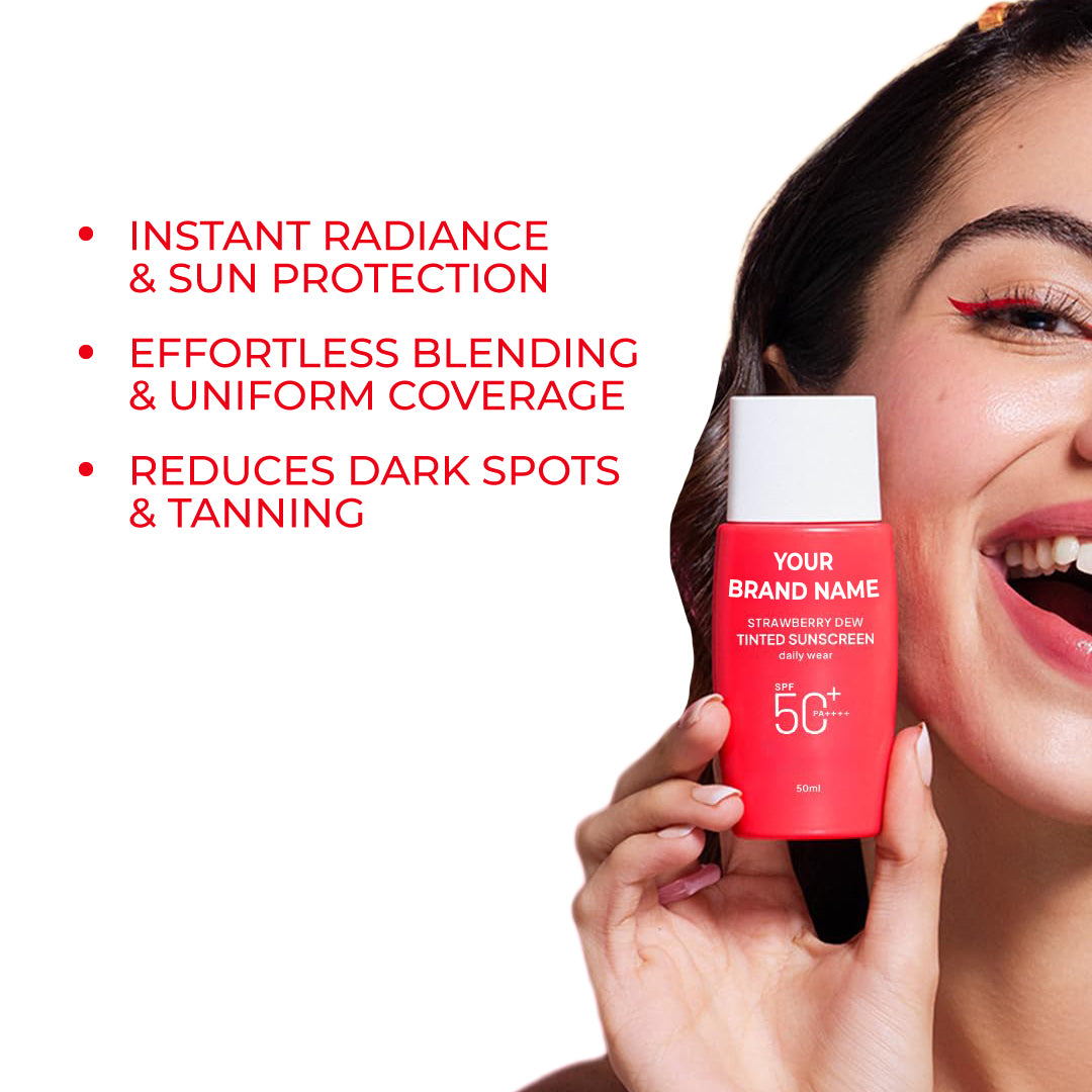 STRAWBERRY DEW TINTED LIP SUNSCREEN, IN VIVO TESTED SPF 50+ PA++++ (PORCELAIN)