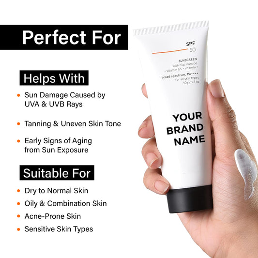 Sunscreen with Niacinamid + Vitamin B5 & Vitamin F