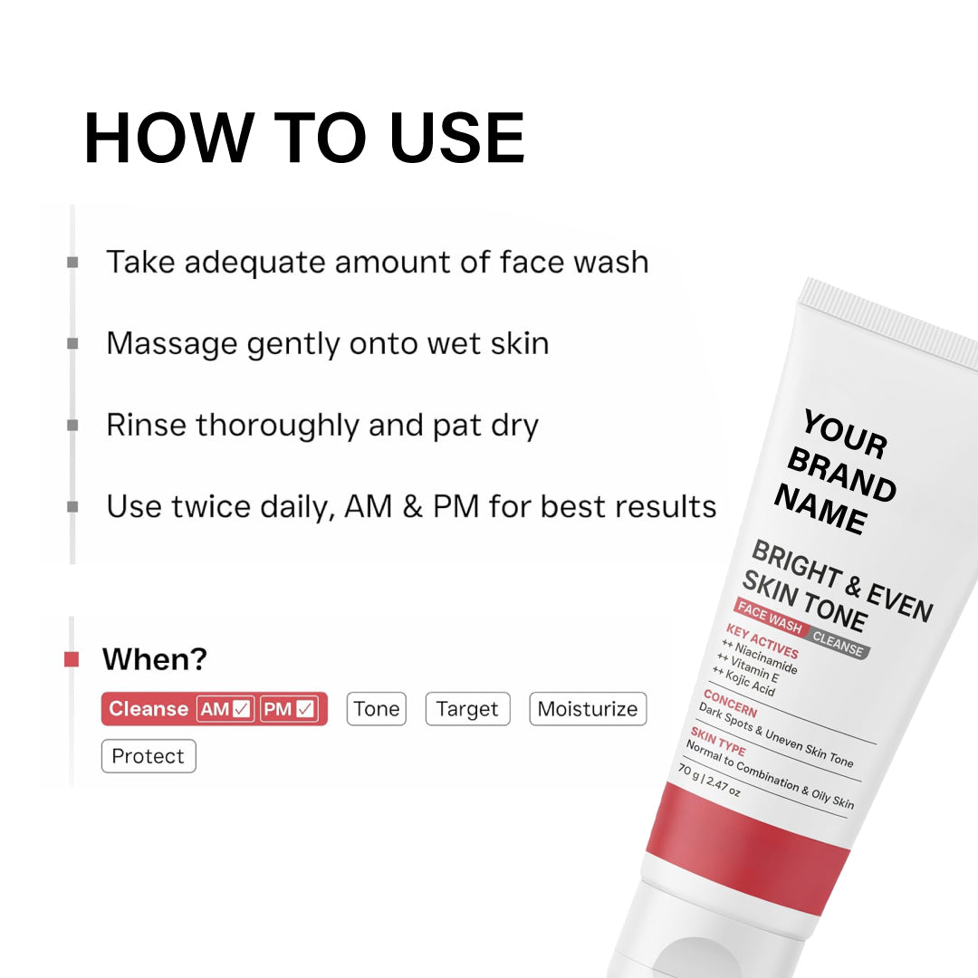 Bright & Even Tone Face Wash