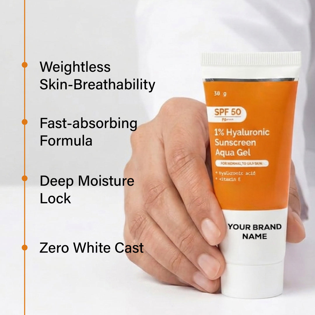 1% Hyaluronic acid suncreen aqua gel | SPF 50