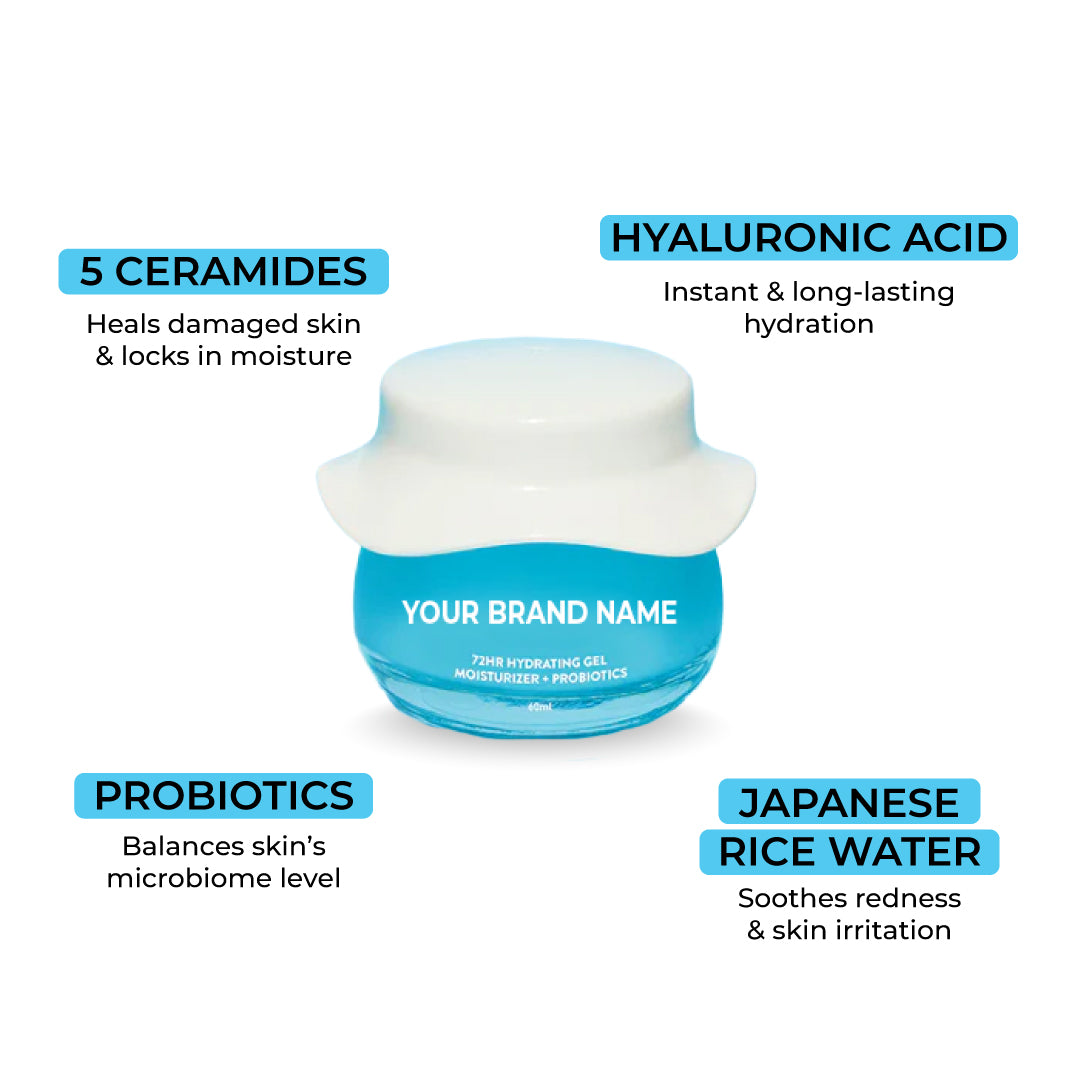 72HR HYDRATING MOISTURIZER + PROBIOTICS (FACE MOISTURIZER)