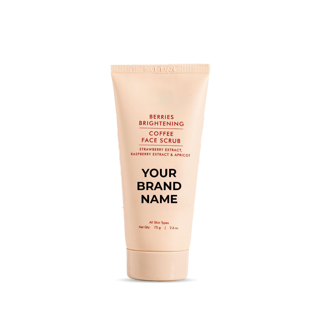 Berries Brightening Coffee Face Scrub For Glowing Skin