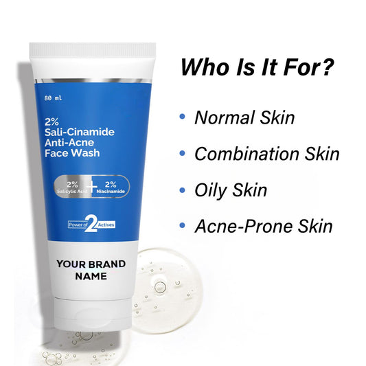 2% Salicylic+Niacinamide Anti-Acne Face Wash