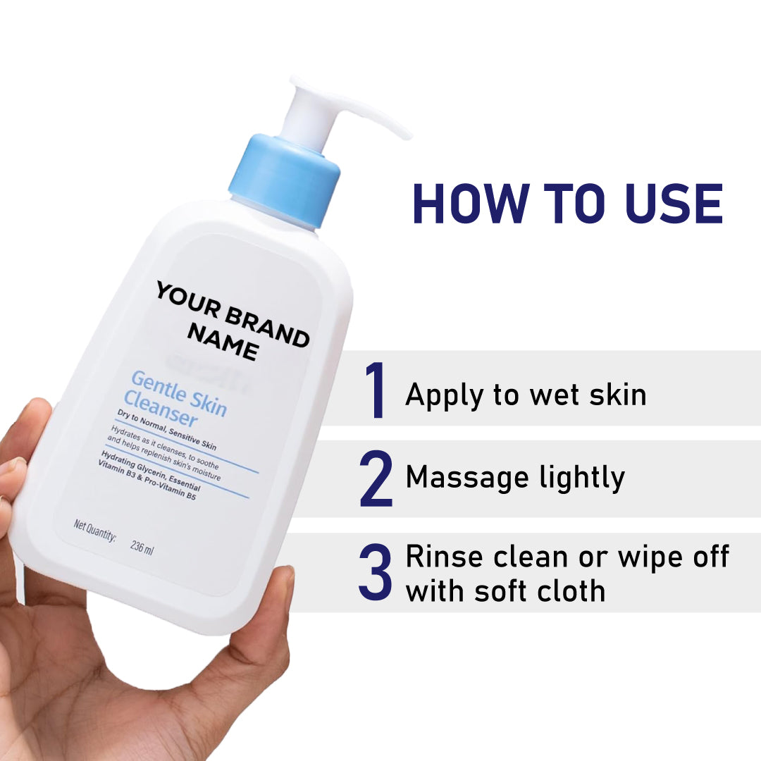 Gentle Skin Cleanser | Dry to Normal, Sensitive Skin
