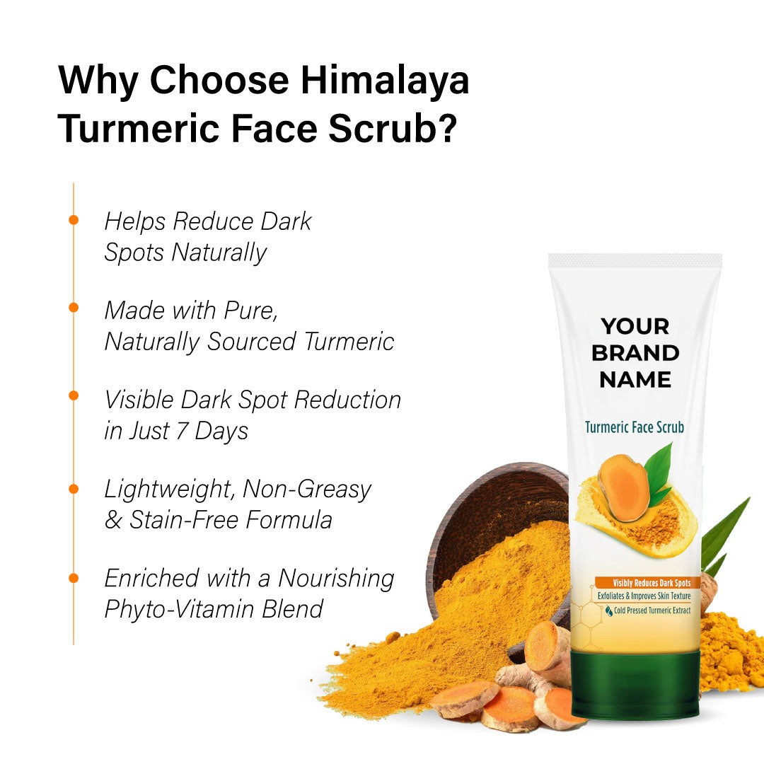 Dark Spot Clearing Turmeric Face Scrub