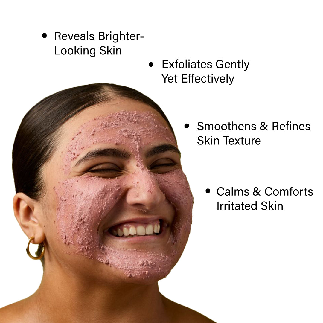 Berries Brightening Coffee Face Scrub For Glowing Skin