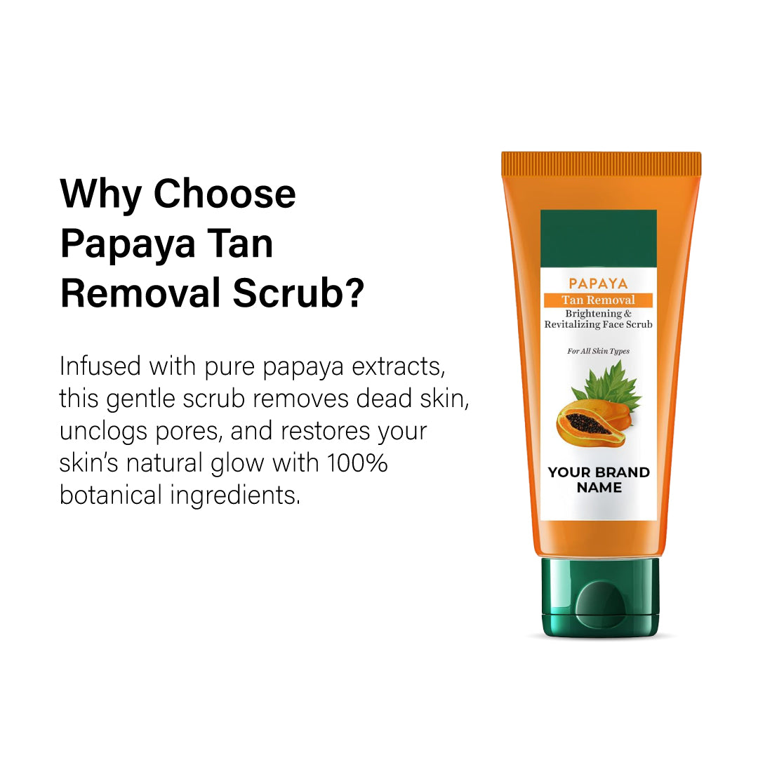 Papaya Tan Removal Brightening & Revitalizing Face Scrub