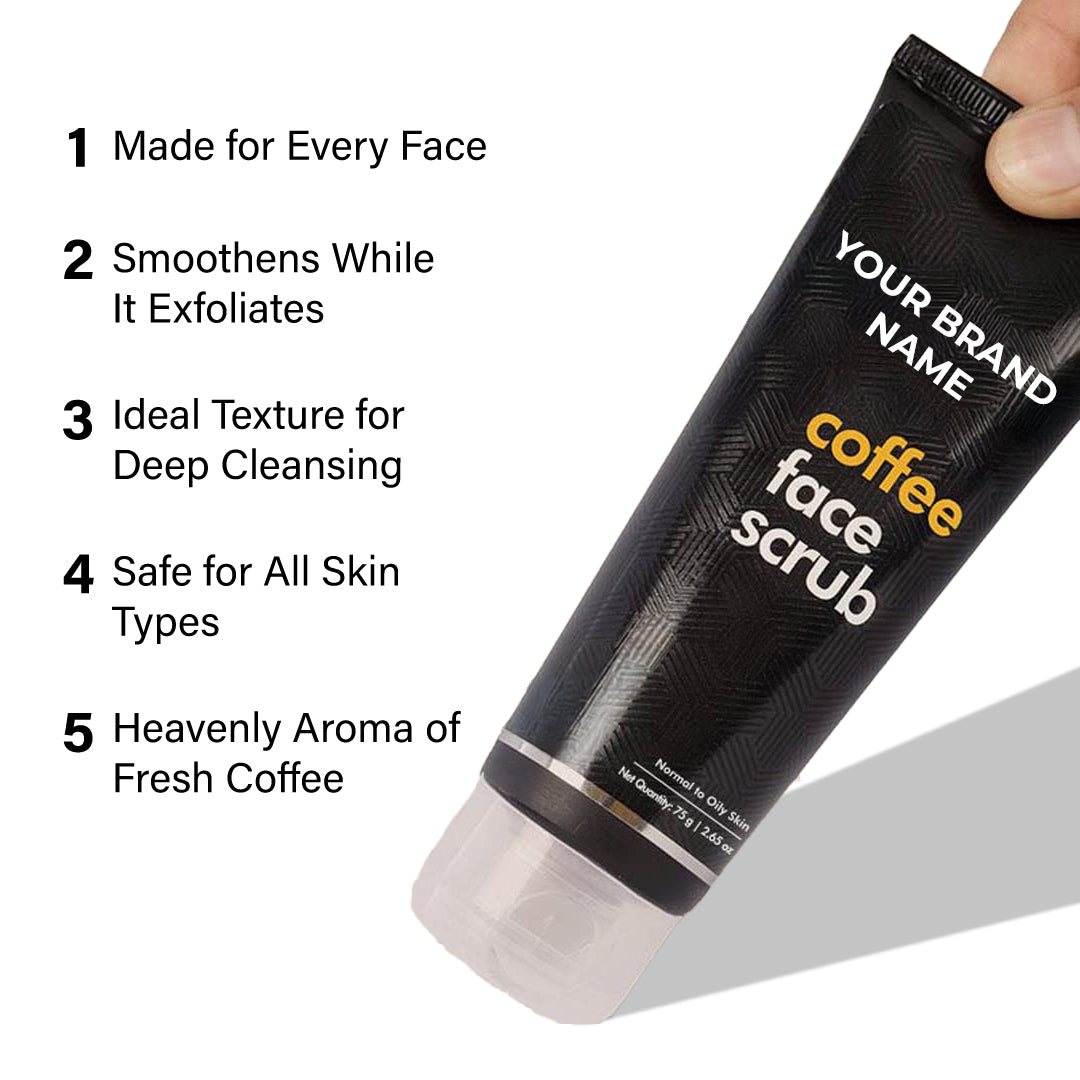 Coffee Tan & Dead Skin Removal Face Scrub