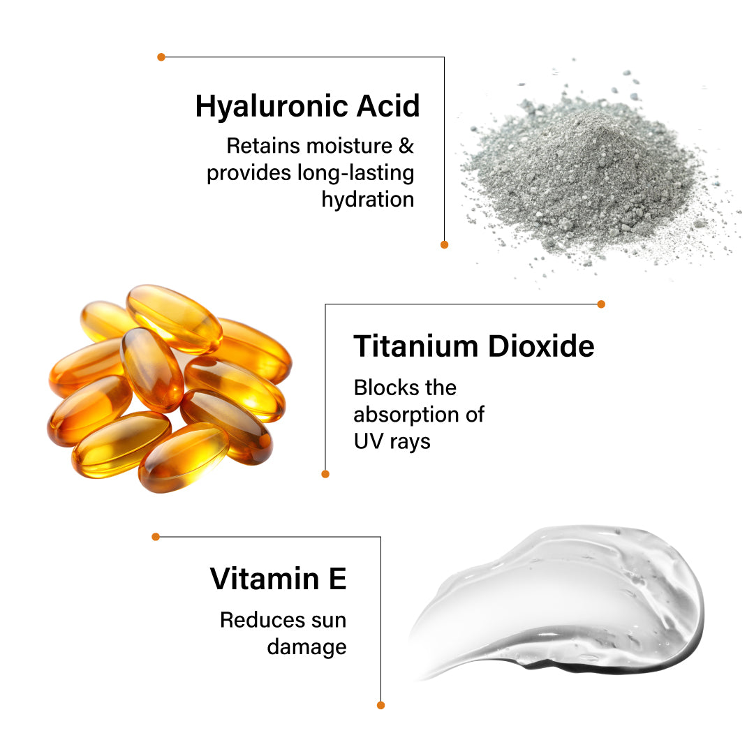 1% Hyaluronic acid suncreen aqua gel | SPF 50